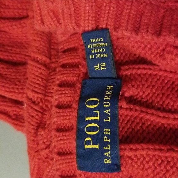 Ralph Lauren red sweater - Picture 7 of 7